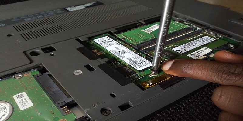 An Ssd In A Laptop